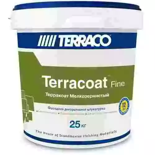 Terraco Terracoat Fine Штукатурка декоративная акриловая с мелкой текстурой "Шагрень"