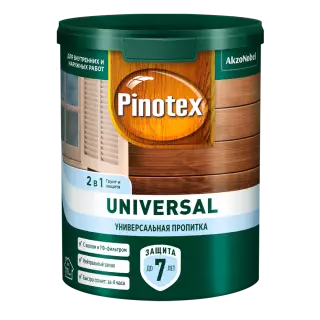 Pinotex / Omnitex Universal Пропитка универсальная 2 в 1 с защитным воском до 7 лет защита