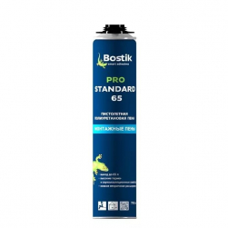 Bostik Standart PRO 65 пена монтажная пистолетная, летняя Bostik Standart PRO 65 пена монтажная пистолетная, летняя