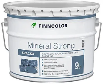 Finncolor Mineral Strong / Финнколор Минерал Стронг краска фасадная акриловая для минеральных поверхностей
