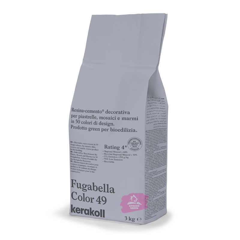 Kerakoll Fugabella Color / Кераколл Фугабелла Колор затирка для керамической плитки, мозаики и мрамора сверхгладкая