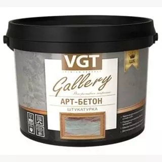 VGT Gallery Lux Арт - Бетон Штукатурка декоративная с эффектом бетона и камня для внутренних и наружных работ