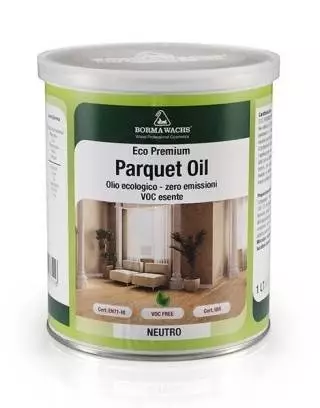 Borma Wachs High Solid Premium Eco Parquet Oil Масло паркетное с высоким сухим остатком для внутренних работ