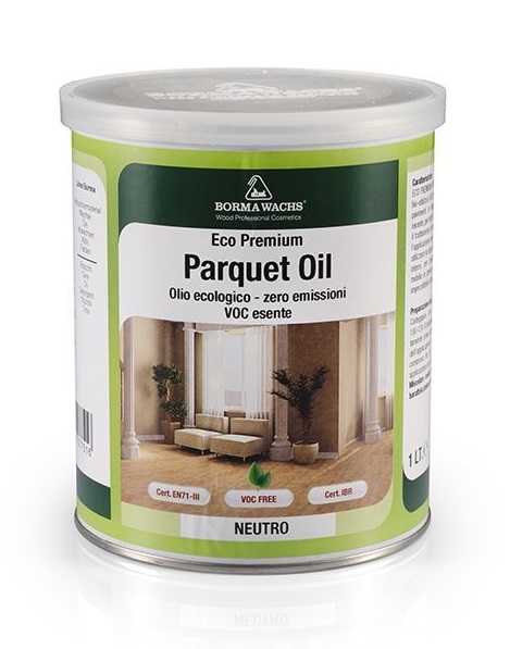 Borma Wachs High Solid Premium Eco Parquet Oil Масло паркетное с высоким сухим остатком для внутренних работ