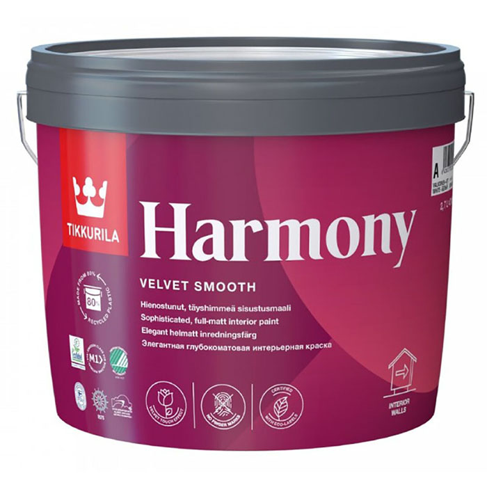 Tikkurila Harmony Краска глубоко матовая для стен и потолков