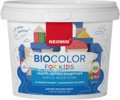 Neomid Biocolor For Kids Лазурь деревозащитная на водной основе