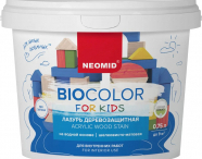 Neomid Biocolor For Kids Лазурь деревозащитная на водной основе
