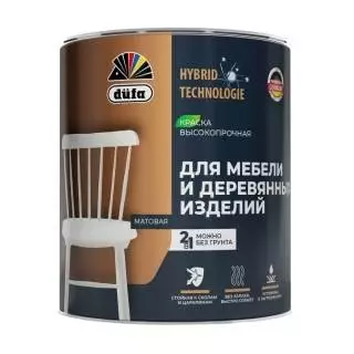 Dufa Эмаль-краска для мебели и деревянных изделий акриловая, матовая