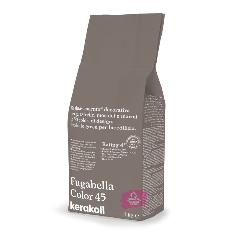 Kerakoll Fugabella Color / Кераколл Фугабелла Колор затирка для керамической плитки, мозаики и мрамора сверхгладкая