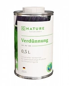 GNature Verdunnung Растворитель для очистки рабочего инструмента и удаления смоляных пятен