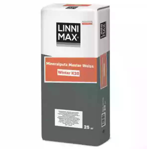 Linnimax Mineralputz Master Weiss K20 Winter Декоративный штукатурный состав для внутренних и наружных работ