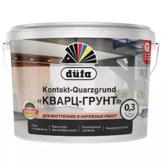 Dufa Kontakt-Quarzgrund RD328 Кварц-грунт с минеральным наполнителем для внутренних и наружных работ