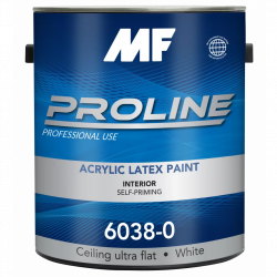 MF Paints Proline Blue 6038 Ultra Flat Краска акриловая латексная самовыравнивающаяся для внутренних работ