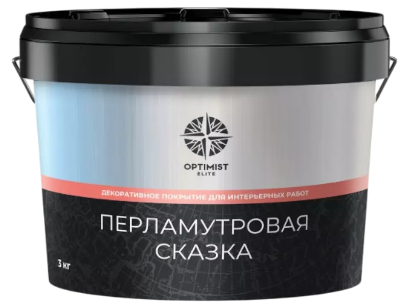 Optimist Elite D 752 / Оптимист Элит Декоративное покрытие Перламутровая сказка для внутренних работ