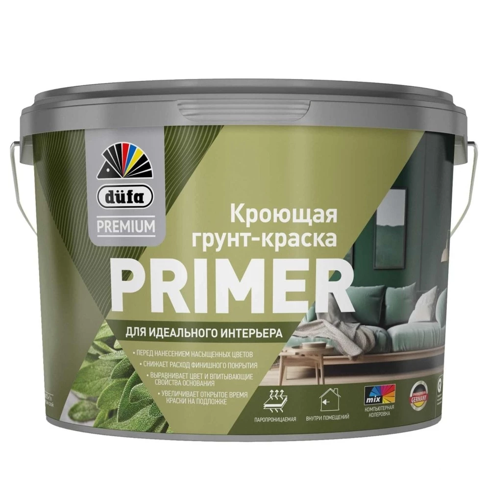 Dufa Premium Primer Кроющая водно-дисперсионная грунт-краска