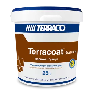 Terraco Terracoat Granule Штукатурка фасадная декоративная акриловая, с эффектом "Шуба"
