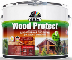 Dufa Wood Protect Пропитка декоративная для защиты древесины с воском для внутренних и наружных работ