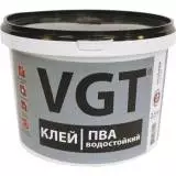 VGT Клей ПВА водостойкий столярный для работ по дереву, внутри и снаружи помещения