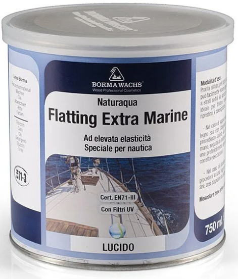 Borma Wachs Flatting Extra Marine Лак яхтный алкидно-уретановый, самогрунтующийся, глянцевый