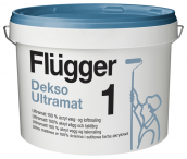 Flugger Dekso Ultramat 1 Краска акриловая экстра прочная и грязеотталкивающая, совершенно матовая