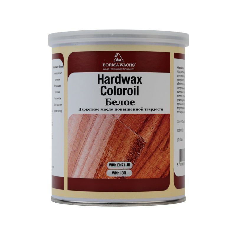 Borma Wachs Hardwax Color Oil White Масло паркетное повышенной твердости для внутренних работ, белое