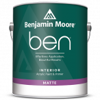 Benjamin Moore Ben W625 Waterborne Interior Paint Flat / Бенжамин Моор Бен краска самогрунтующуяся на водной основе, глубоко матовая