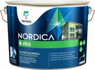 Teknos Nordica Eko / Текнос Нордика Эко краска на основе акрилата с двойным эффектом для наружных работ