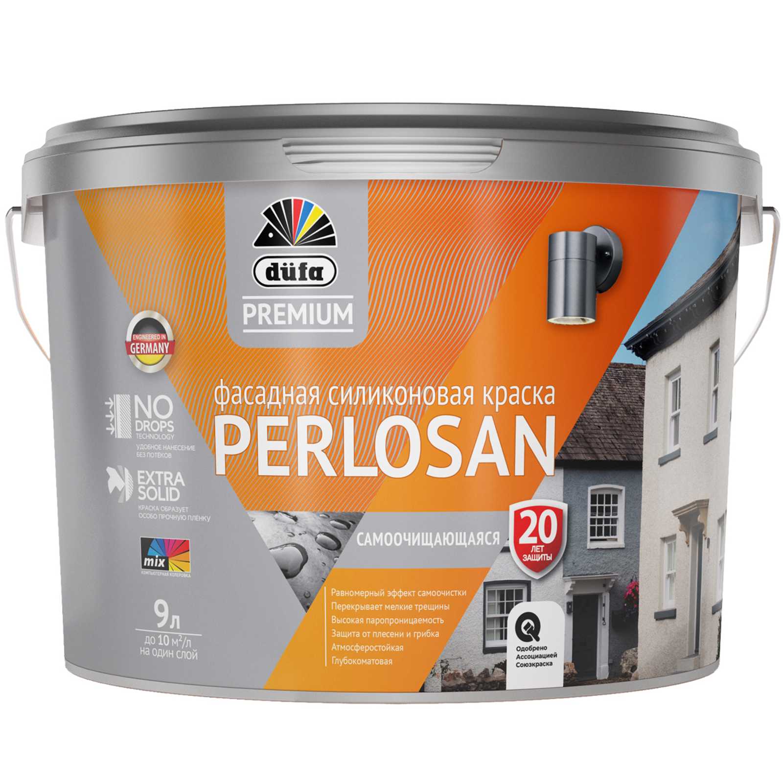 Dufa Premium Perlosan Краска фасадная силиконовая