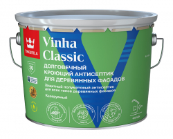 Tikkurila Vinha Classic антисептик кроющий, водоразбавляемый, полуматовый