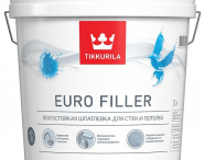 Tikkurila Euro Filler Шпатлевка влагостойкая для стен и потолков