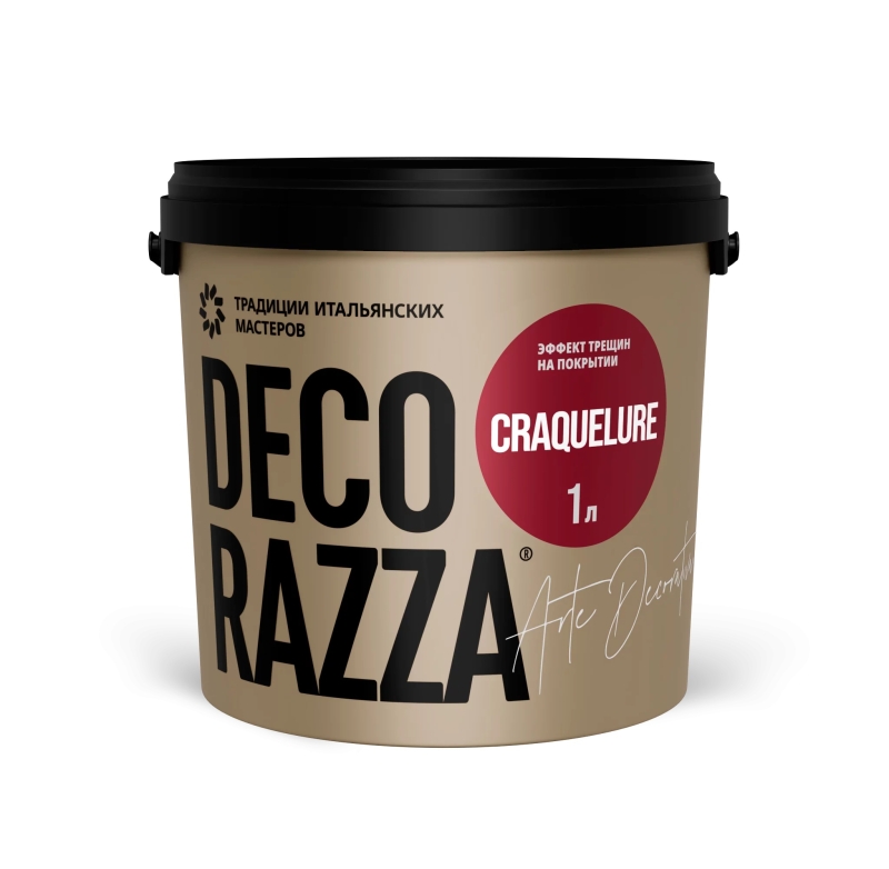 Decorazza Craquelure/Декоразза Кракелюрэ декоративный лак создающий эффект трещин