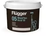 Flugger 05 Wood Tex Acryl Краска акриловая скрывает структуру древесины на водной основе