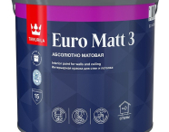 Tikkurila Euro Matt 3 Латексная краска глубоко матовая для стен и потолков