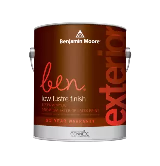 Benjamin Moore Ben W542 Waterborne Exterior Low Lustre Finish / Бенжамин Мооре Бен краска для наружных работ покрытие качества Premium, матовая