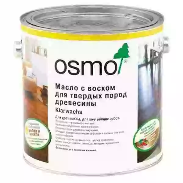 Osmo Klarwachs Масло с воском для твердых пород древесины