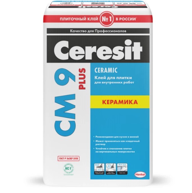 Ceresit CM 9 Клей для плитки для внутренних работ