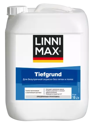 Linnimax Tiefgrund Грунтовка глубокого проникновения для внутренних и наружных работ