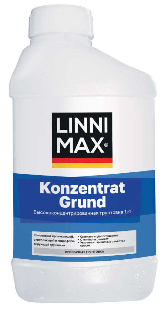 Linnimax Konzentrat Grund Концентрат грунтовки глубокого проникновения для наружных и внутренних работ