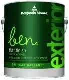 Benjamin Moore Ben W541 Waterborne Exterior Flat Finish / Бенжамин Мооре Бен краска для наружных работ покрытие качества Premium, совершенно матовая