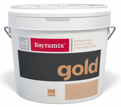 Bayramix Mineral Gold Штукатурка декоративная с перламутровой мраморной крошкой