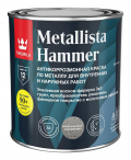 Tikkurila Metallista Hammer краска по ржавчине 3 в 1, молотковая, глянцевая