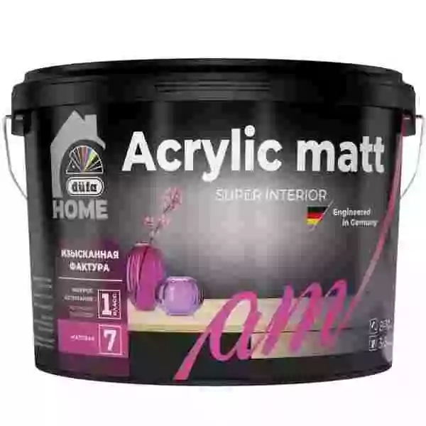 Dufa Premium Home Acrylic matt Краска для стен и потолков интерьерная