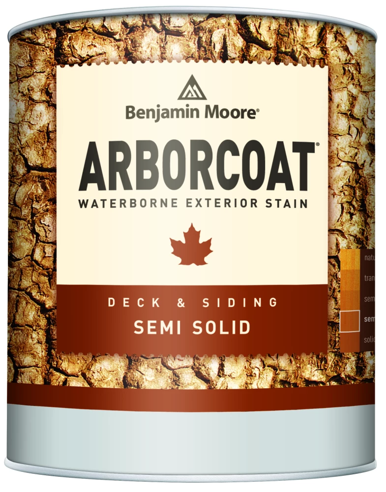 Benjamin Moore Arborcoat 639 Semi Solid Deck & Siding Stain / Бенжамин Моор Арборкоат пропитка для дерева на водной основе, полуцветная