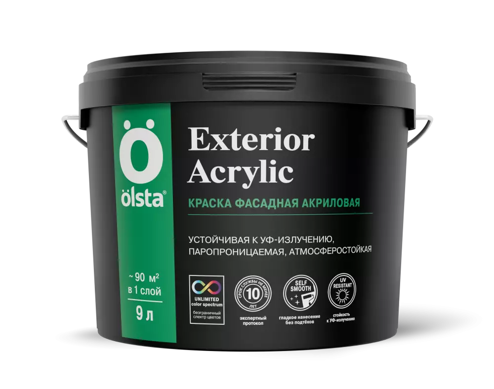 Olsta Exterior Acrylic Краска фасадная акриловая