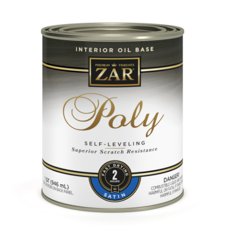 Zar Interior Oil Base Poly / Зар Интериор Оил Бейс Поли лак полиуретановый для внутренних работ полуматовый