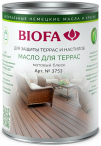 Biofa 3753 Масло для террас на основе натуральных масел и смол