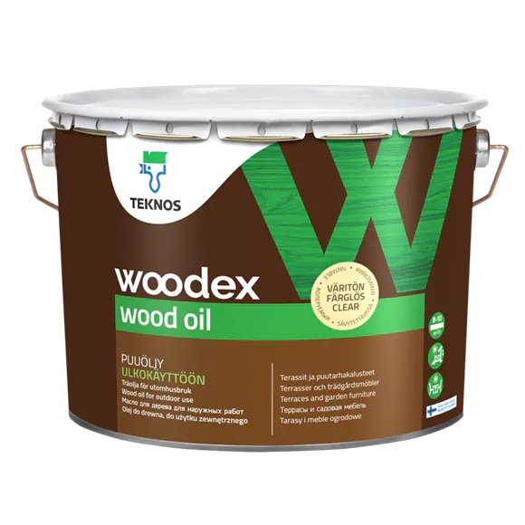 Teknos Woodex Wood Oil / Текнос Вуд Оил масло для наружных работ для защиты полов террас