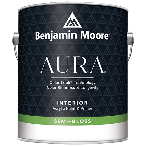 Benjamin Moore Aura 528 Waterborne Interior Paint Semi-Gloss / Бенжамин Моор Аура краска акриловая интерьерная на водной основе, полуглянцевая