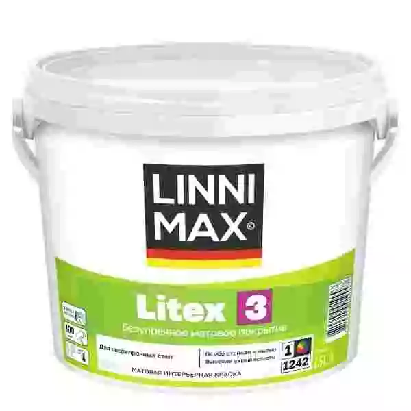 Linnimax Litex 3 Интерьерная латексная краска для стен