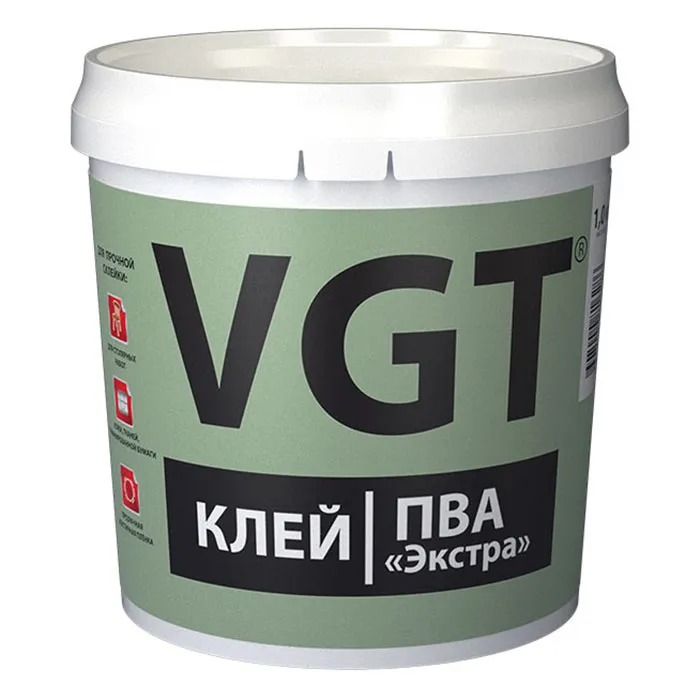 VGT Клей ПВА Экстра для дерева, бумаги, картона и кожи